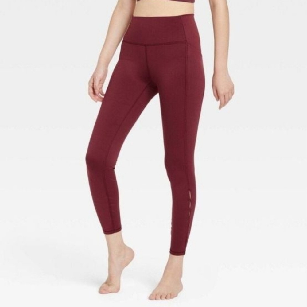 All in Motion Flex High-rise 7/8 Leggings Garnet Red